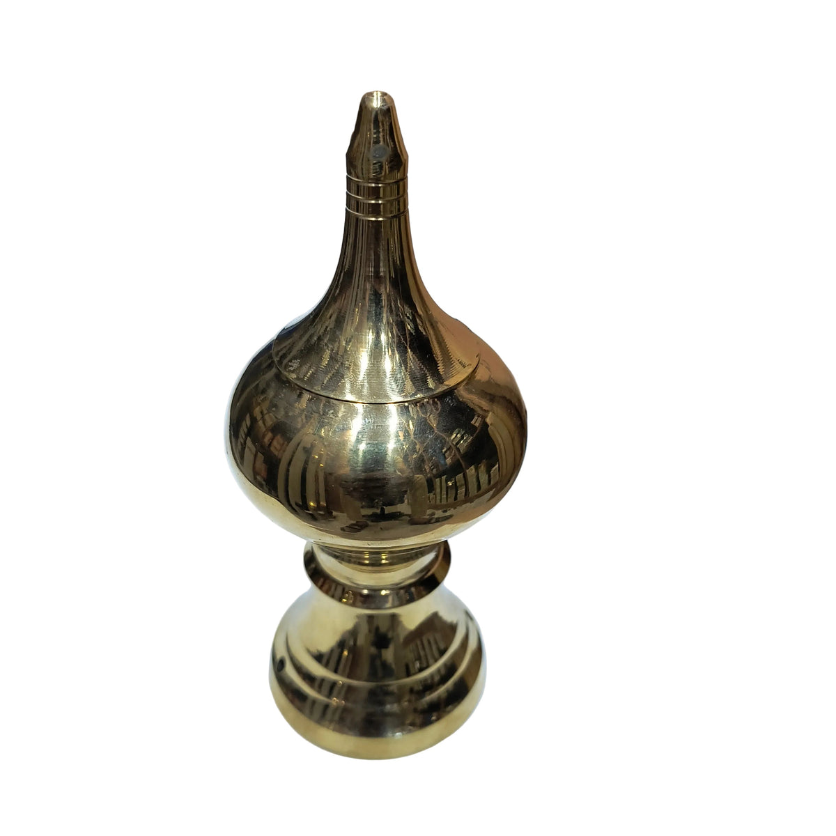 Brass Temple Kalash Gold Finish