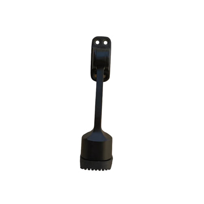 Door Stopper Bullet Zinc 125mm Black Finish PP