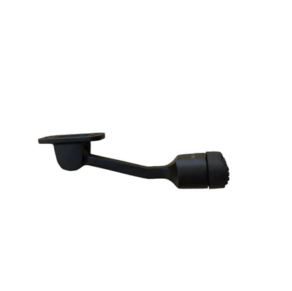 Door Stopper Bullet Zinc 125mm Black Finish PP
