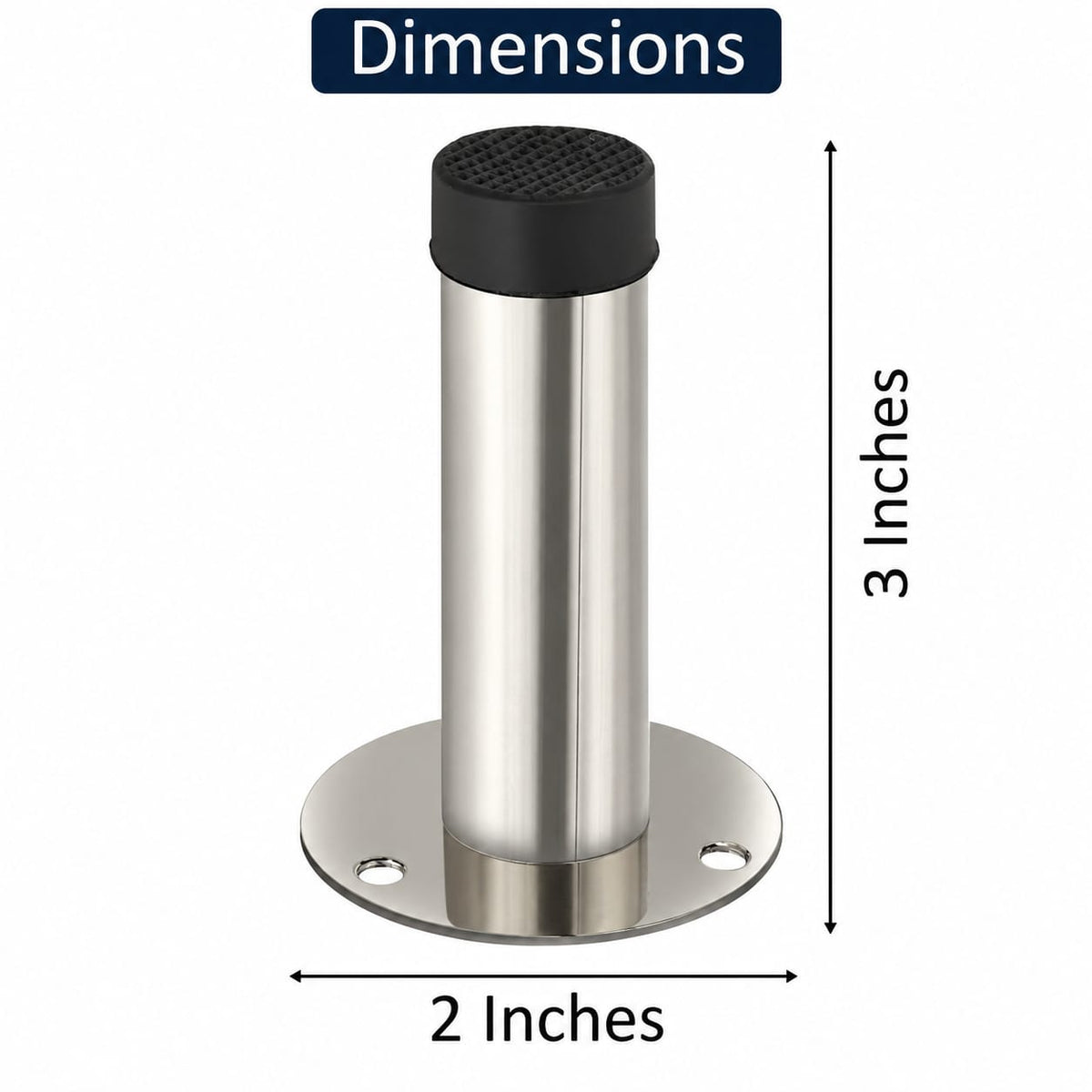 SS Door Silencer 75mm PP
