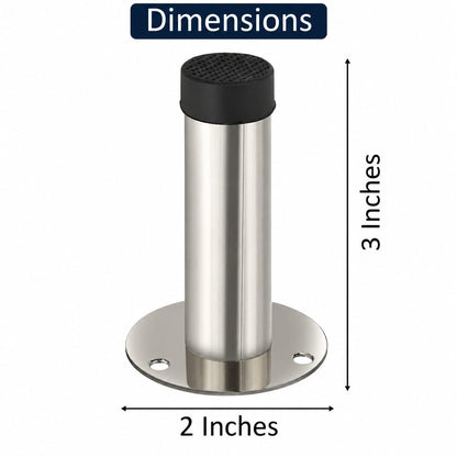 SS Door Silencer 75mm SS Matt Finish PP