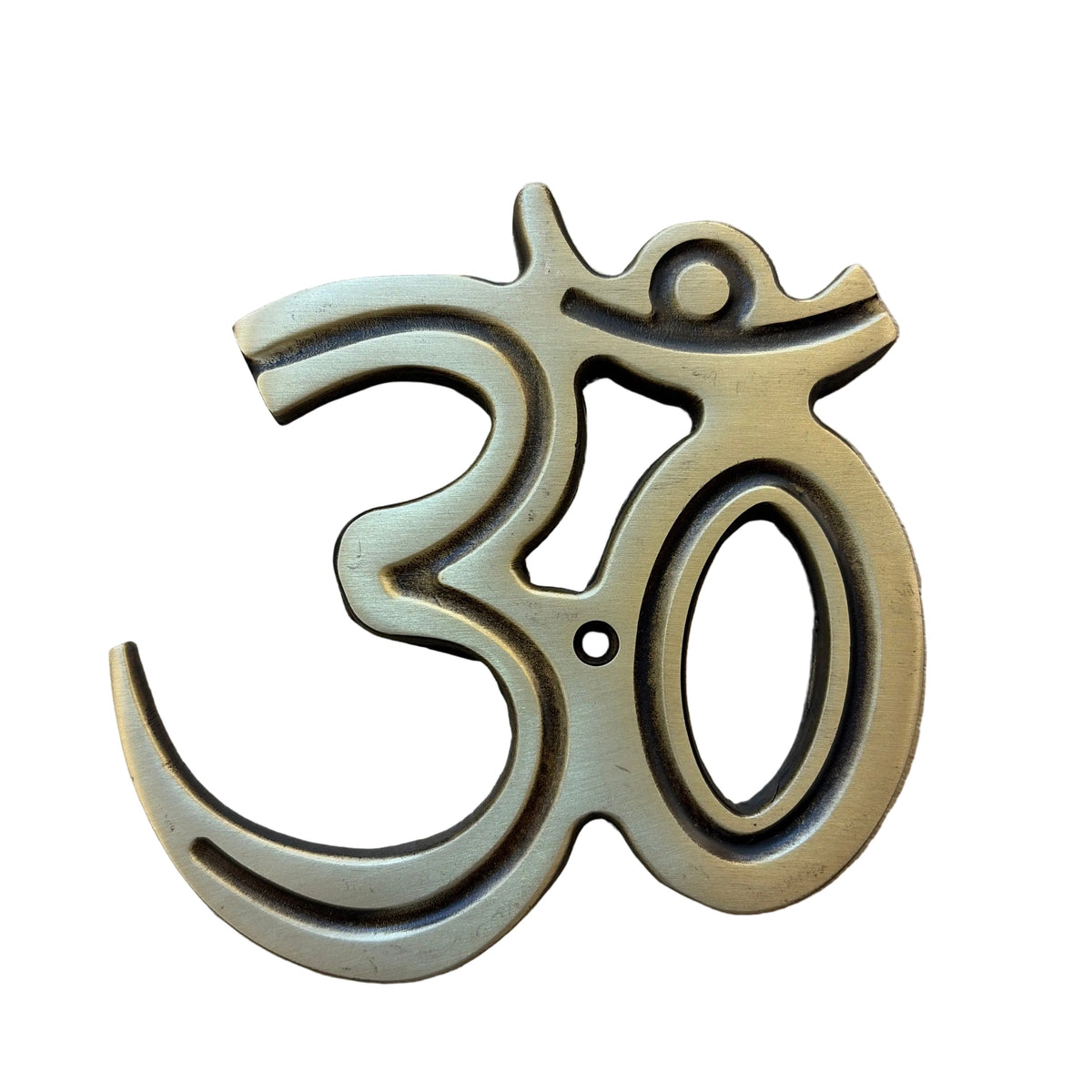 OM God Status 90x90mm Brass Material Coffee Antique Finish PP