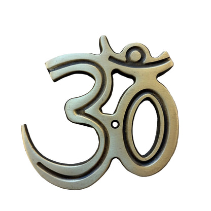 Brass OM God Status 90x90mm Coffee Antique Finish PP