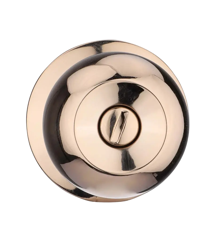 Godrej Door Cylindrical Lock Cylindrical Lock without Key (for Bathroom) Rose Gold Finish Code 5836