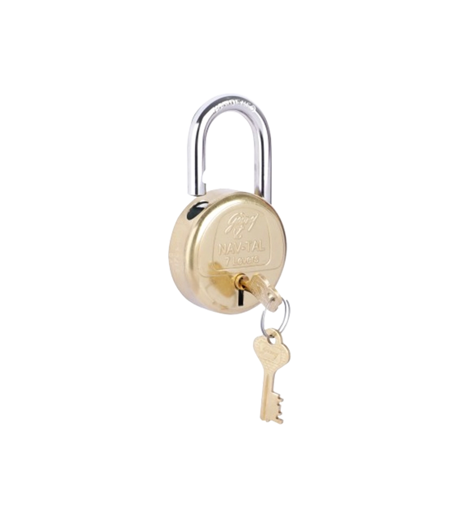 Godrej Padlock Nav-Tal 7 Levers 4 Keys Code 7169