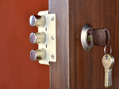 Europa Main Door Lock 8113IN Ivory Nickel Finish