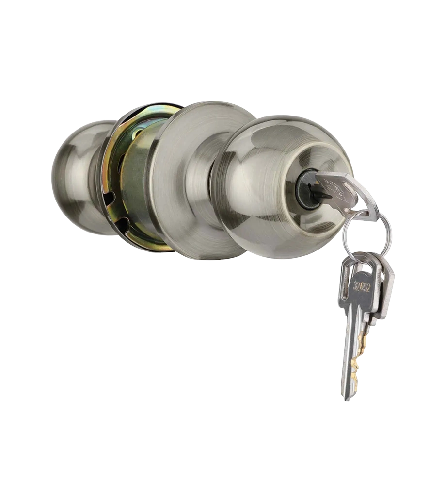 Godrej Door Cylindrical Lock Classic Cylindrical Lock with Key Antique Brass 60mm Finish Code 5810