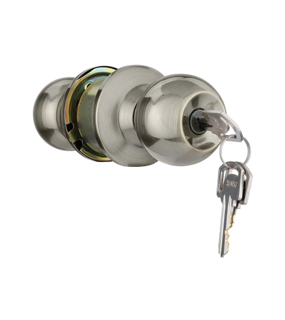 Godrej Door Cylindrical Lock Classic Cylindrical Lock with Key Antique Brass 60mm Finish Code 5810