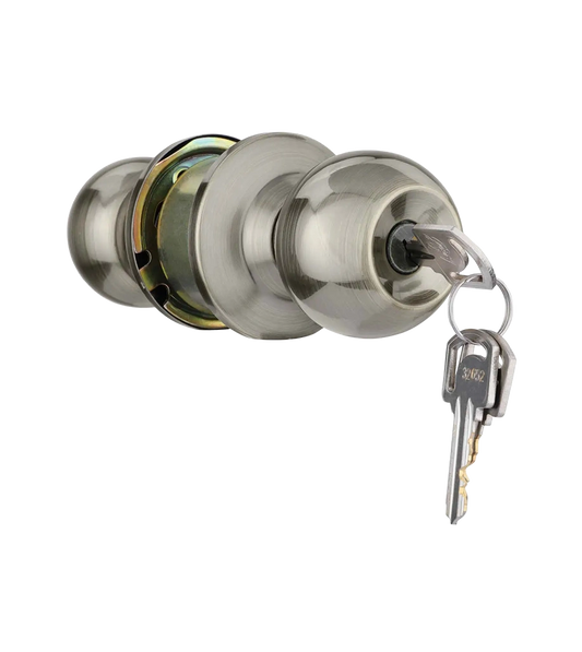 Godrej Door Cylindrical Lock Classic Cylindrical Lock with Key Antique Brass 60mm Finish Code 5810