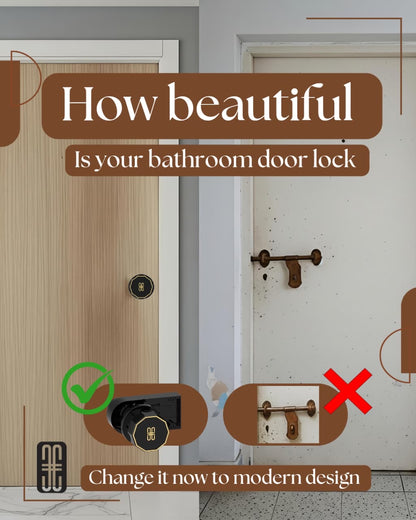 PVC Door Lock Cullen Gold