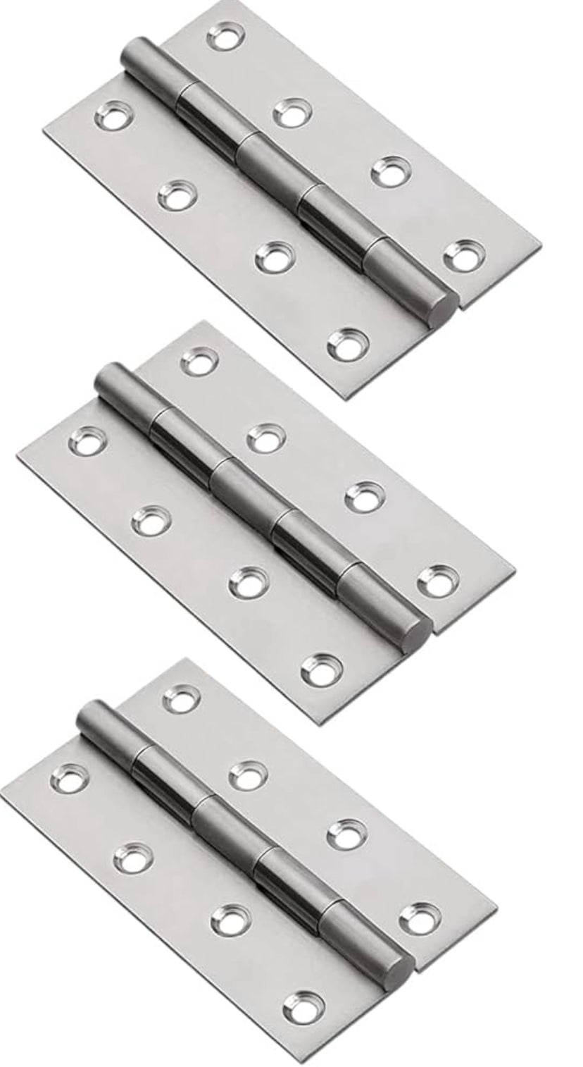 Hinges 4x12 SS Material Matt Finish PRT