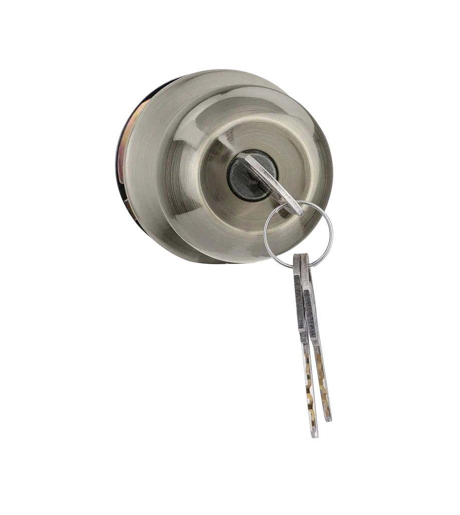 Godrej Door Cylindrical Lock Classic Cylindrical Lock with Key Antique Brass 60mm Finish Code 5810