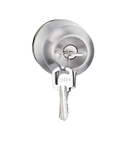 Godrej Door Cylindrical Lock Classic Cylindrical Lock with Key SS Finish 60mm Code 5808