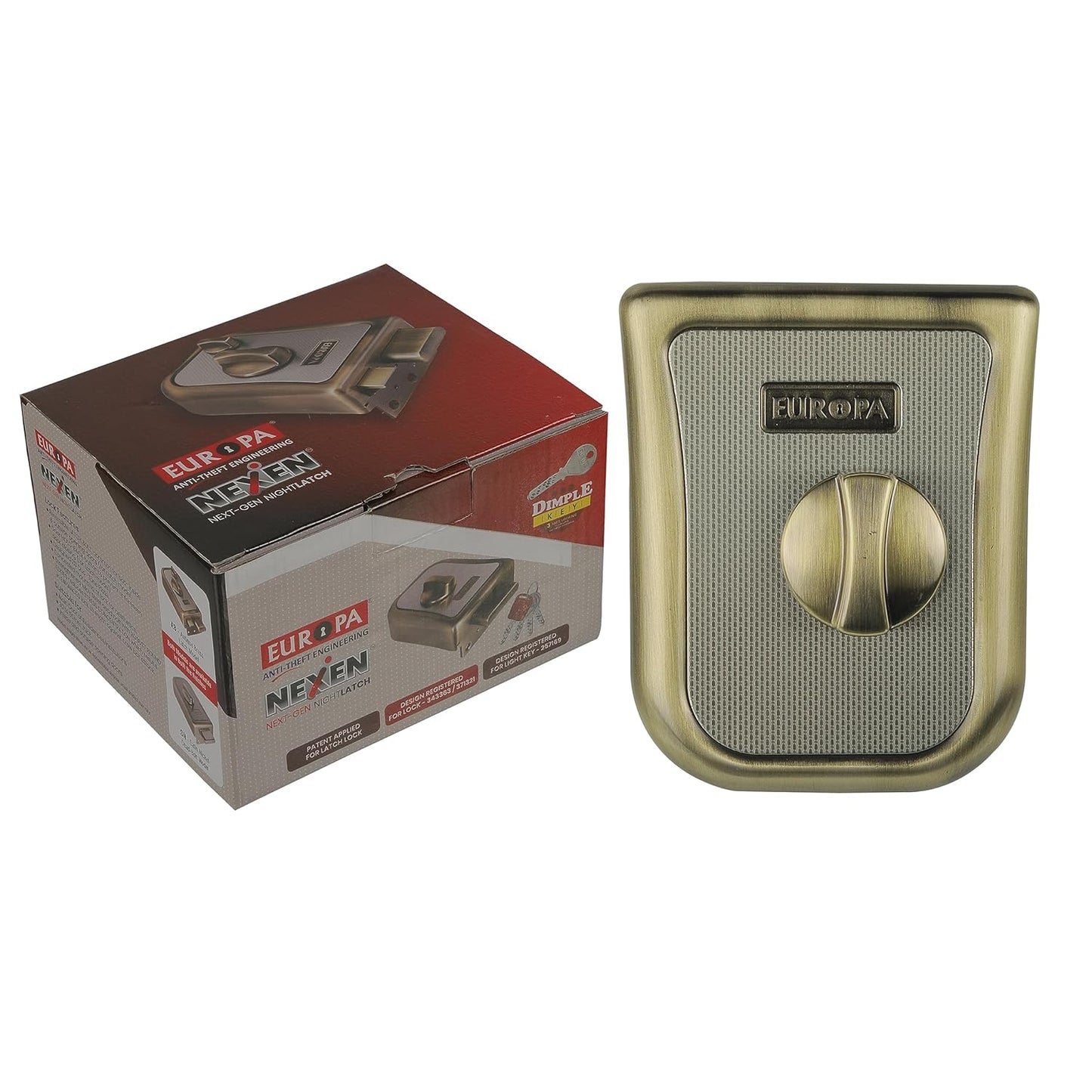 Europa Main Door Lock Model N311AB Nexen Dead Bolt 1CK 14P I/S