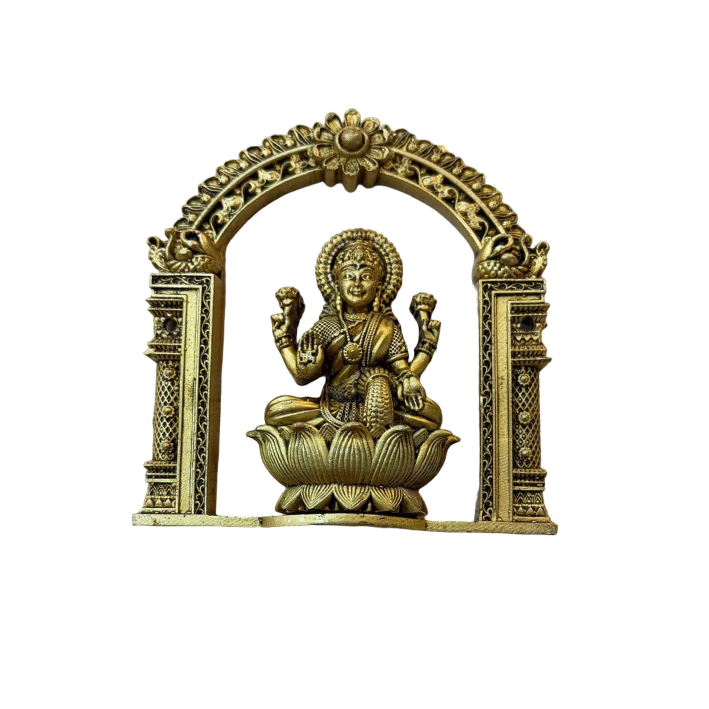 Ashta Laxmi 4" Brass Material Antique Finish (8pcs Set) BS