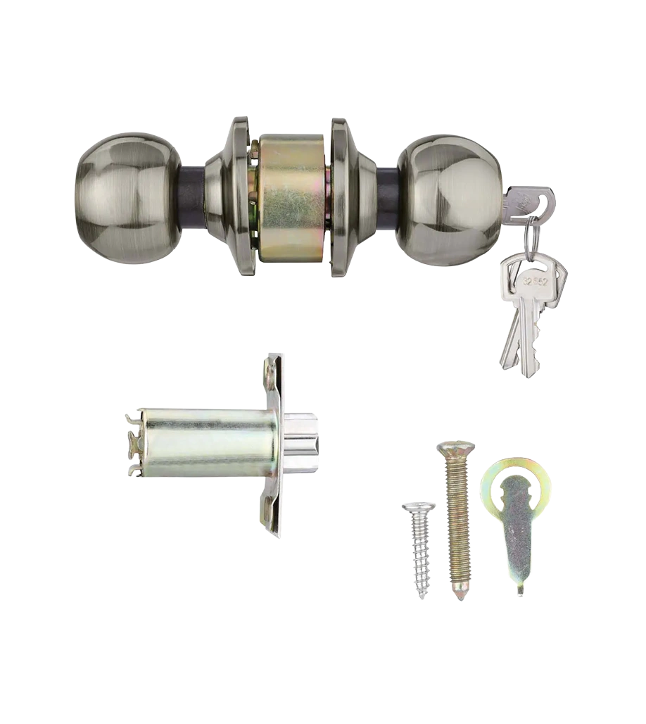 Godrej Door Cylindrical Lock Classic Cylindrical Lock with Key Antique Brass 60mm Finish Code 5810