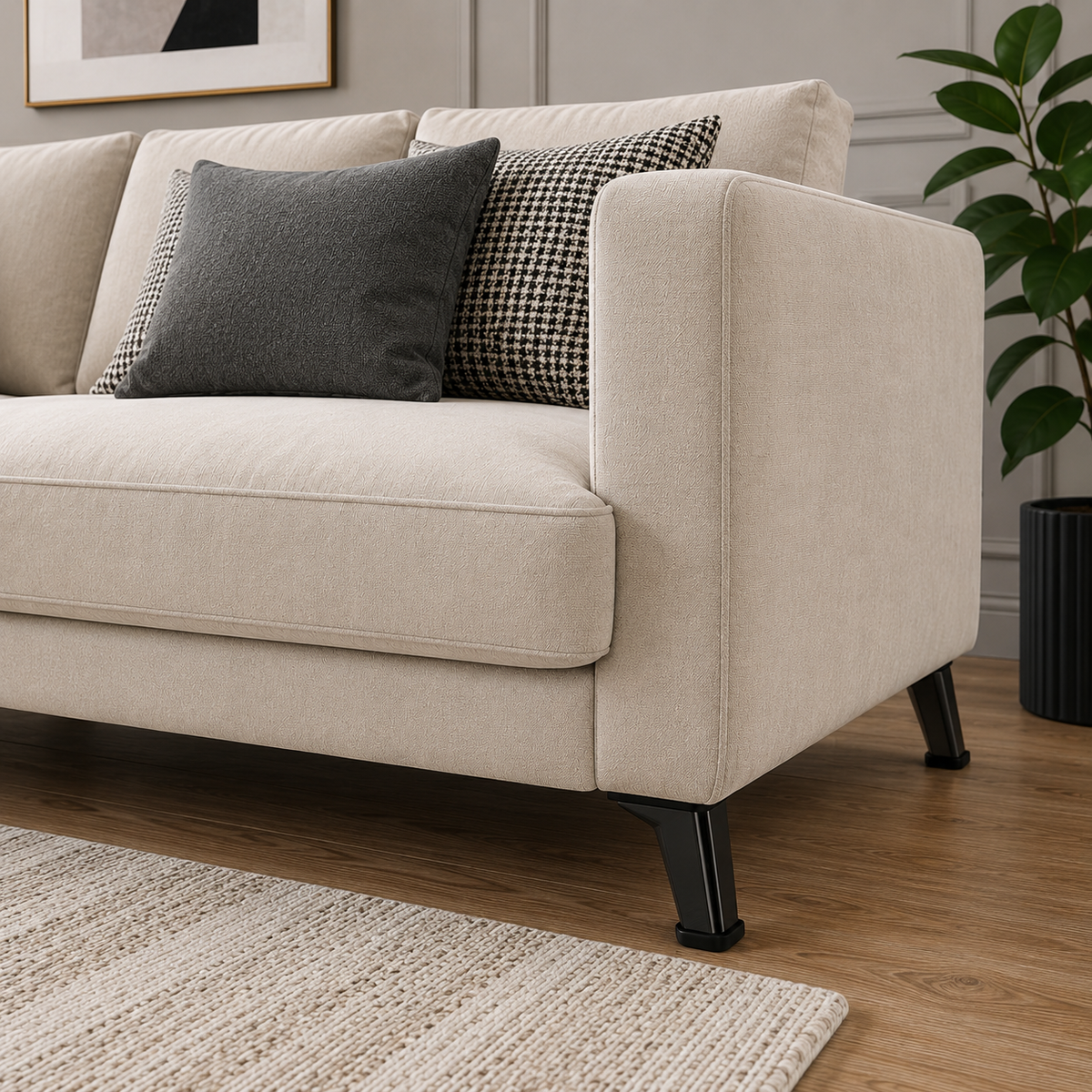 Sofa Leg 4" 1565 DRT