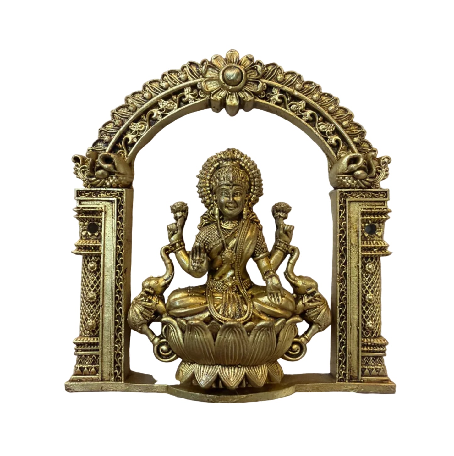Ashta Laxmi 4" Brass Material Antique Finish (8pcs Set) BS