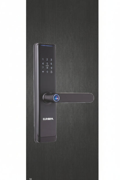 Europa Electronic Door Lock Model L3A Lock Code EML1110MB Matt Black