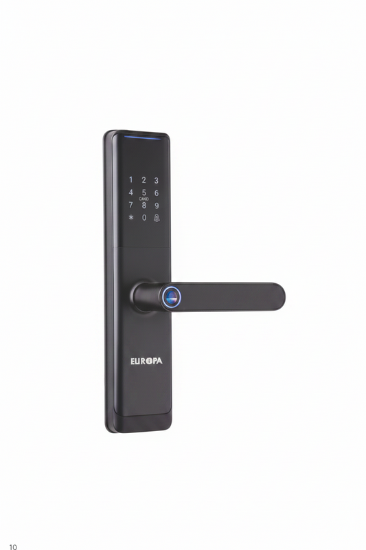 Europa Electronic Door Lock Model L3A Lock Code EML1110MB Matt Black