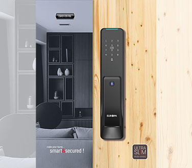 Europa Electronic Door Lock Model P2A Lock Code EMD1661BLA Black