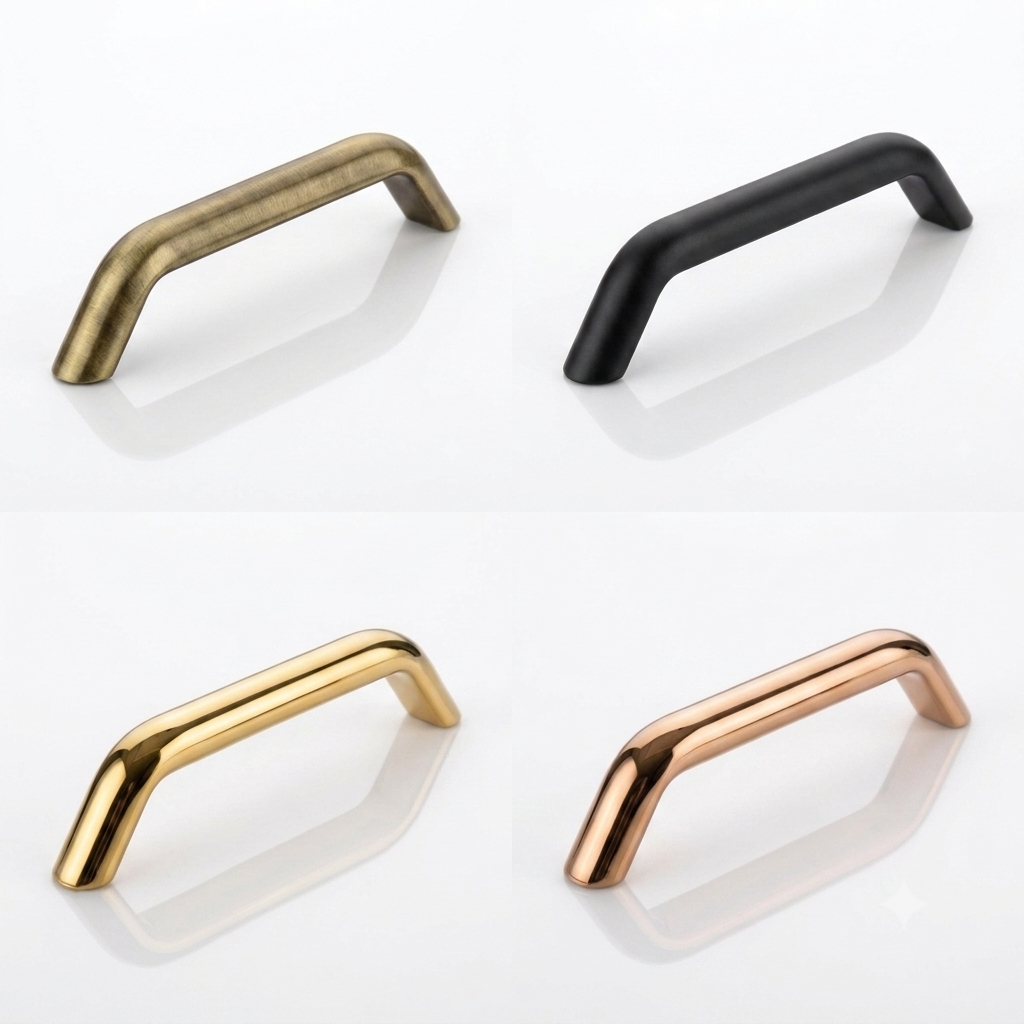 Cupboard Handle 16mm Half Round P1032 DRT