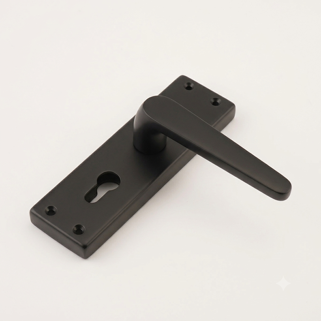 Mortise Lock 8" Plate Handle 60mm Combo SS Material P6019 DRT