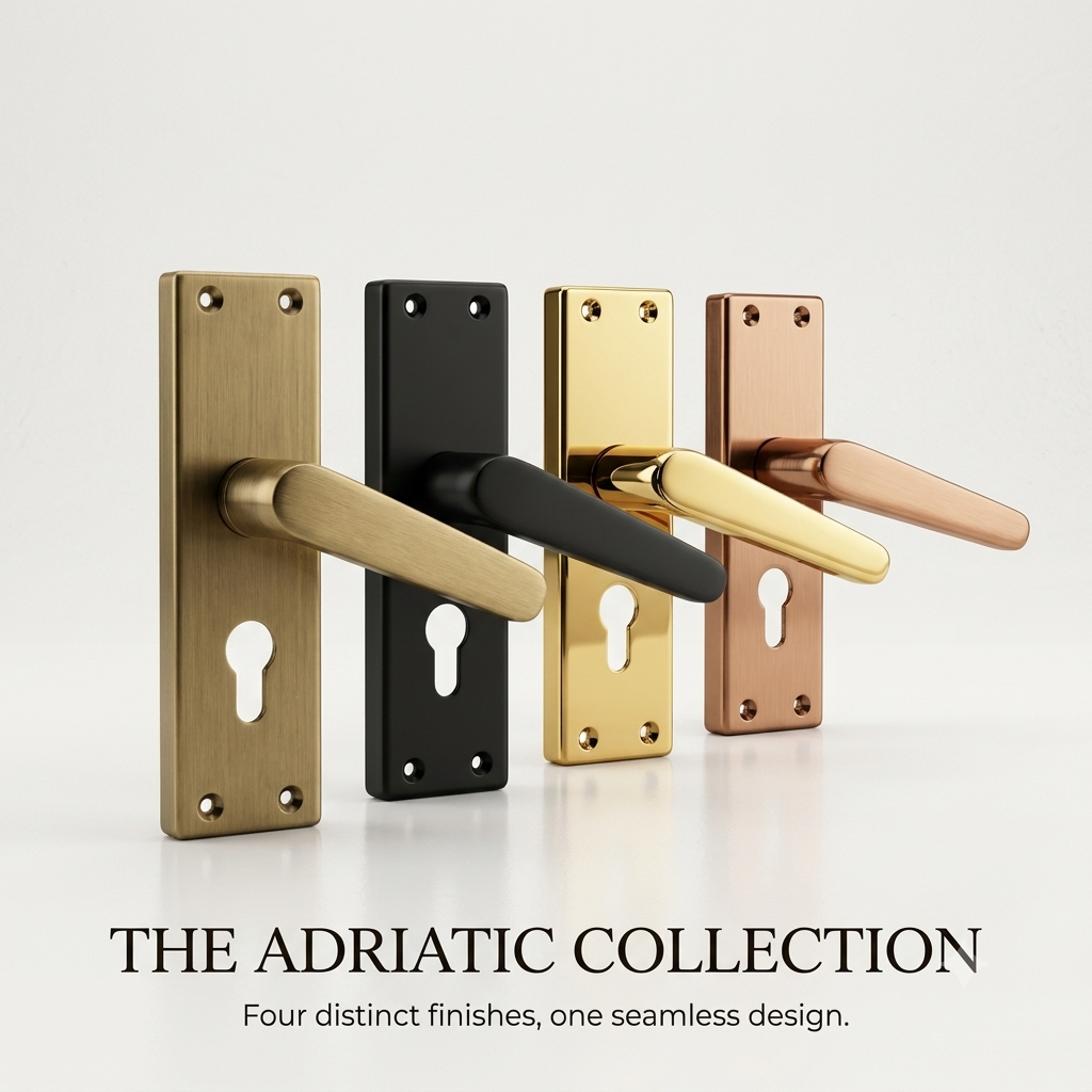 Mortise Lock 8" Plate Handle 60mm Combo SS Material P6019 DRT