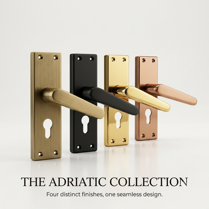 Mortise Lock 8" Plate Handle 60mm Combo SS Material P6019 DRT