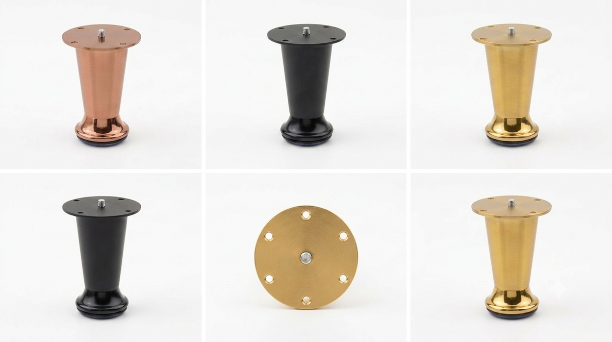 Sofa Leg 4" (Dia 50mm) 1539 DRT