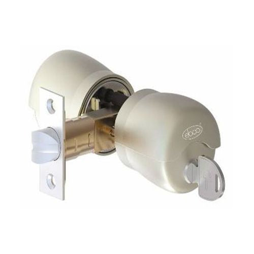 Ebco Cylinder Lock Presto - Door Knob Lock code P-DKL2K-BS with Key SS Finish