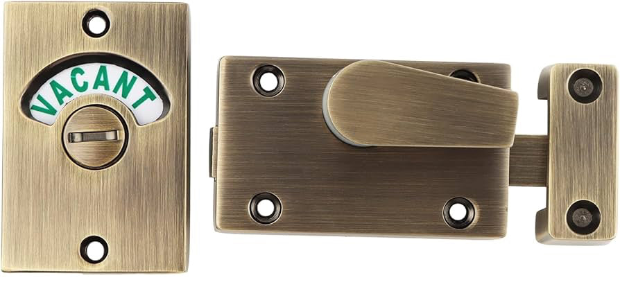Baby Latch Indicator Bolts Zinc Material Matt Antique Finish PP