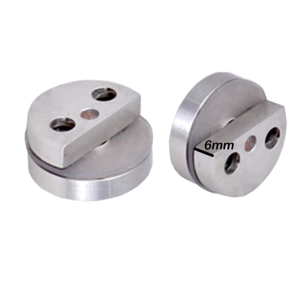 Half Mirror Cap size 6mm RF858 SS Finish RV