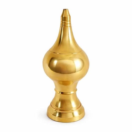 Brass Temple Kalash Gold Finish