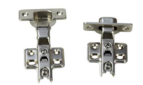 Ebco Hinges Normal Close Hinges 8 Crank with Clip Code HC2(I) (NP)- Half Overlay (I)