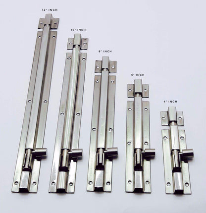 SS Tower Bolt SQUARE 10mm HR