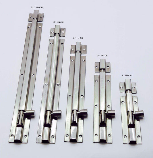 SS Tower Bolt SQUARE 10mm HR