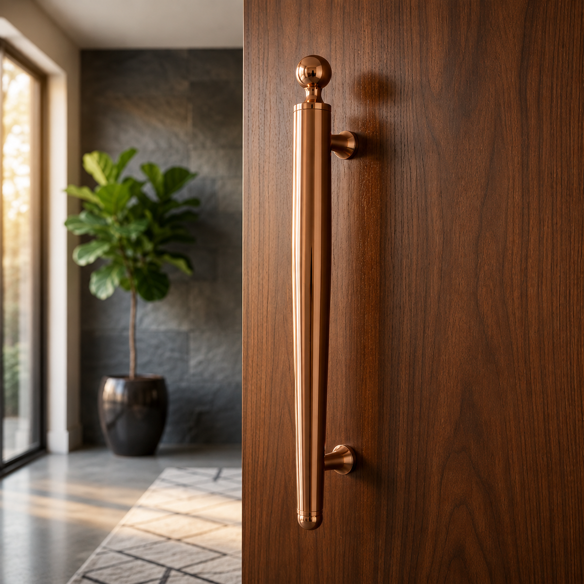 Door Pull Handle PSH305 300mm SS Material Rose Silk Double Tone Finish (RSLD) PP