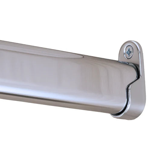 Ovel Bracket Aluminum CP Finish (U Bracket) Set(2pcs) HR