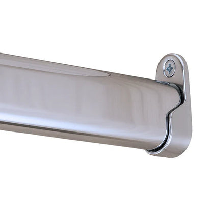 Ovel Bracket Aluminum CP Finish (U Bracket) Set(2pcs) HR
