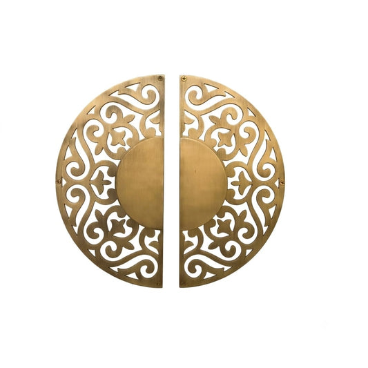Door Handle SE1014 Round 12" Brass Material Antique Finish PP