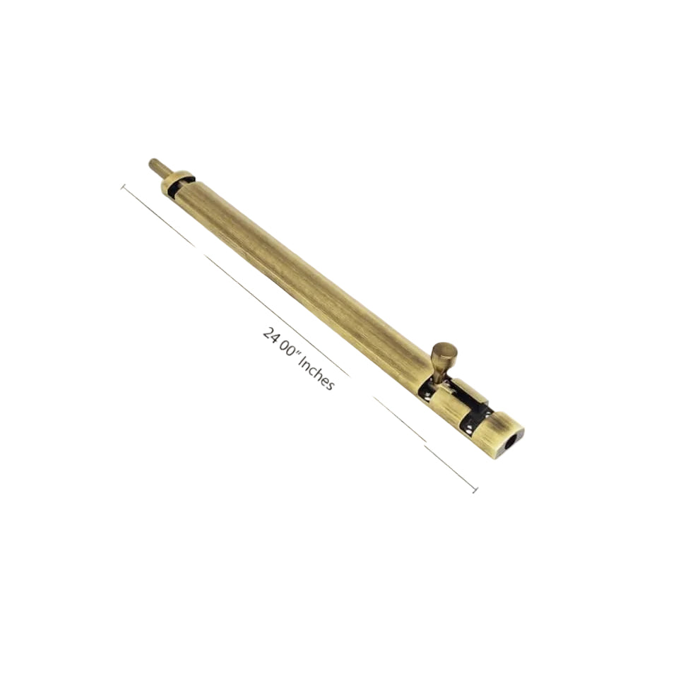 Tower Bolt 12mm Xylo 24" Aluminium Material Antique Finish DRT