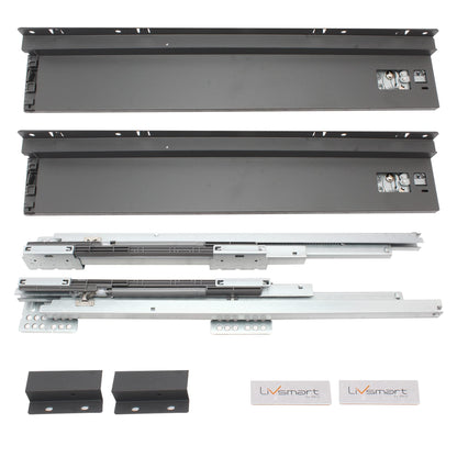 Ebco Slim Tandem Box Pro-motion Drawer System  Code PMDS3-50-S3-AT