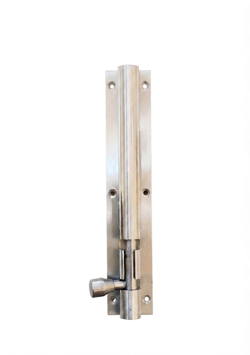 Tower Bolt 12mm Round Size 8" Aluminium Material A033 DRT