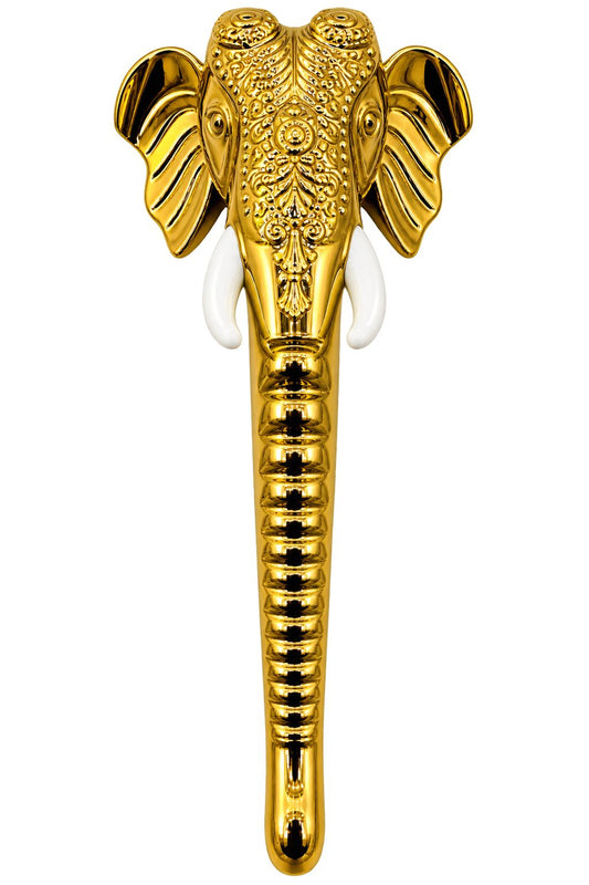 Door Handle Elephant PVD Gold 12" LXM