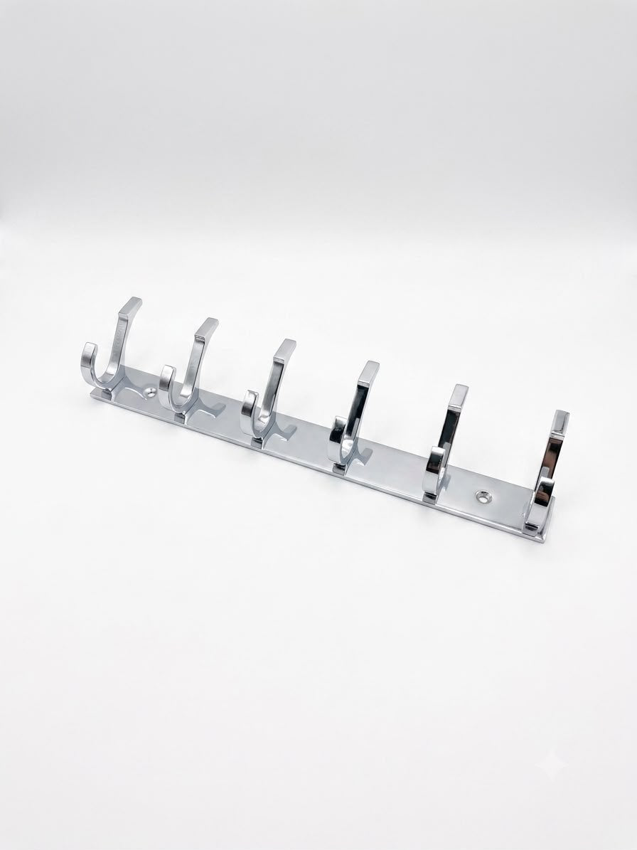 Arya Hooks Mor Khuti 6 Hooks CP finish