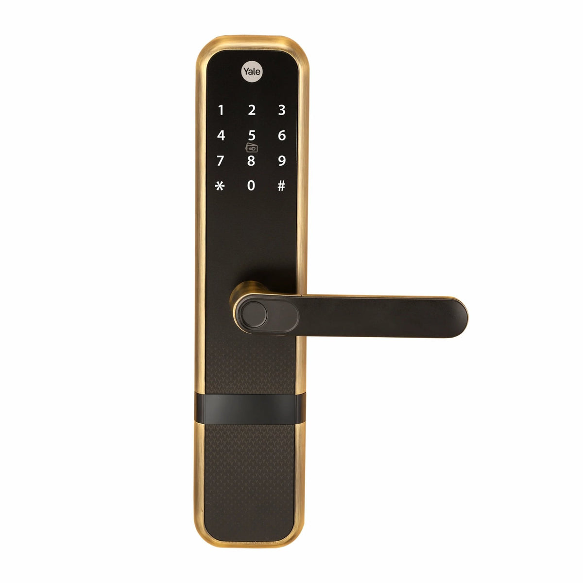 Yale Digital Lock Zuri combo with Access Bridge Antique Finish code Yzuri/AB/BD