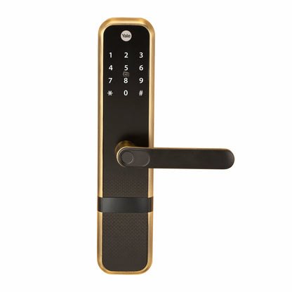 Yale Digital Lock Zuri combo with Access Bridge Antique Finish code Yzuri/AB/BD