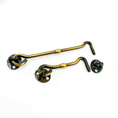 Brass Gate Hook Brass Material Antique Finish with Centre Gat PRT