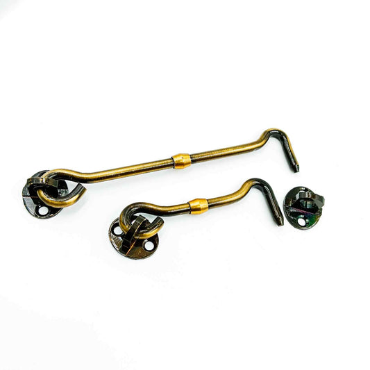 Brass Gate Hook Brass Material Antique Finish with Centre Gat PRT